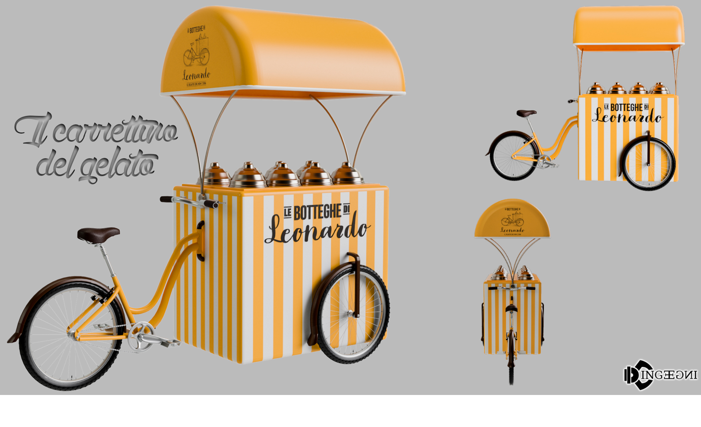 Carrettino e punto Gelateria