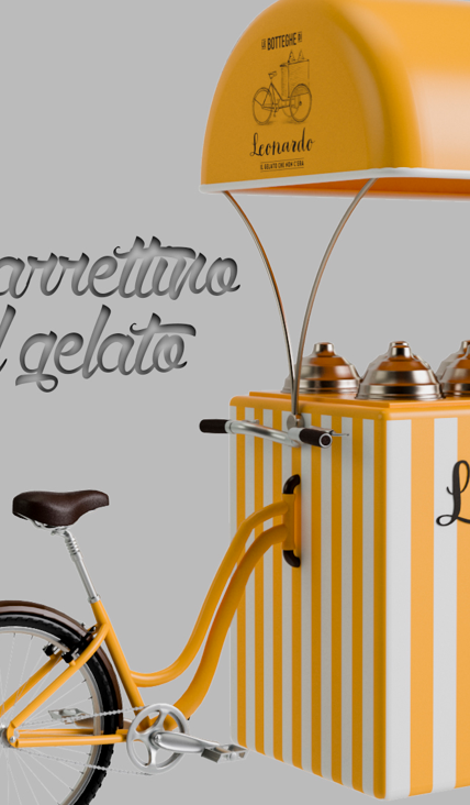 Carrettino e punto Gelateria