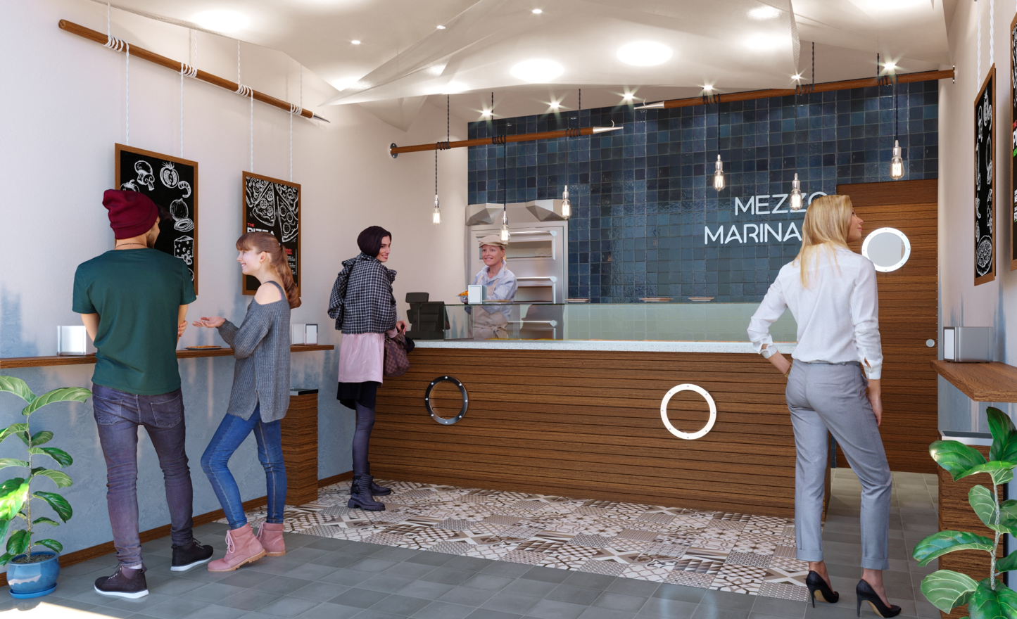 Mezzo Marinaio Pizza